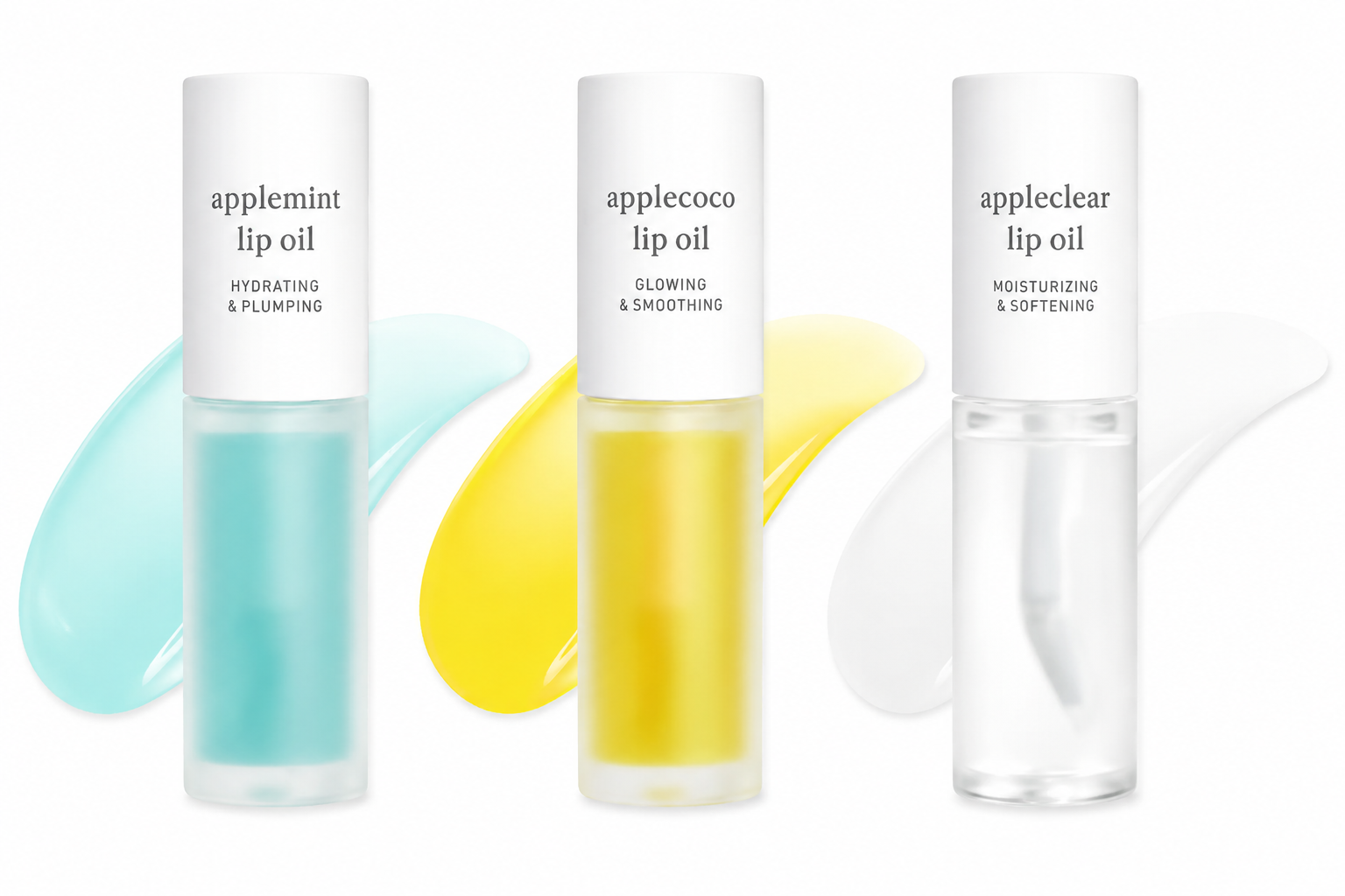 Apple Lip Oil & Lip Stain – 2-in-1 Glossy Tint | Long-Lasting, Hydrating | 16 Shades