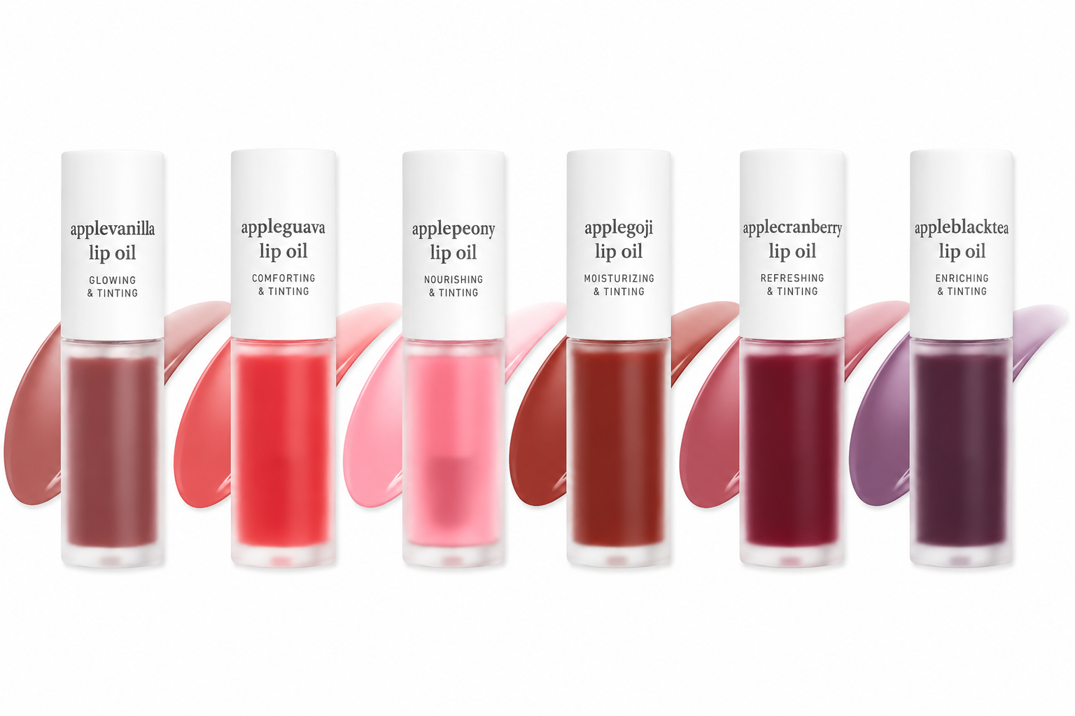 Apple Lip Oil & Lip Stain – 2-in-1 Glossy Tint | Long-Lasting, Hydrating | 16 Shades