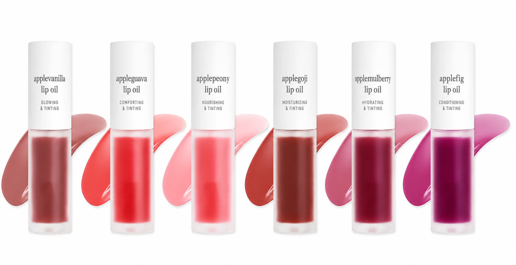 Apple Lip Oil & Lip Stain – 2-in-1 Glossy Tint | Long-Lasting, Hydrating | 16 Shades