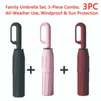 Automatic Folding Umbrella – Windproof & Waterproof | 10-Rib Double Canopy | Men & Women
