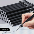 Black Ballpoint Pens 0.5mm – 20-Pack Smooth Writing Pens