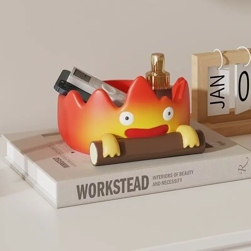 Cute Cartoon Flame Storage Tray