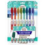 8-piece soft-bristle toothbrush set