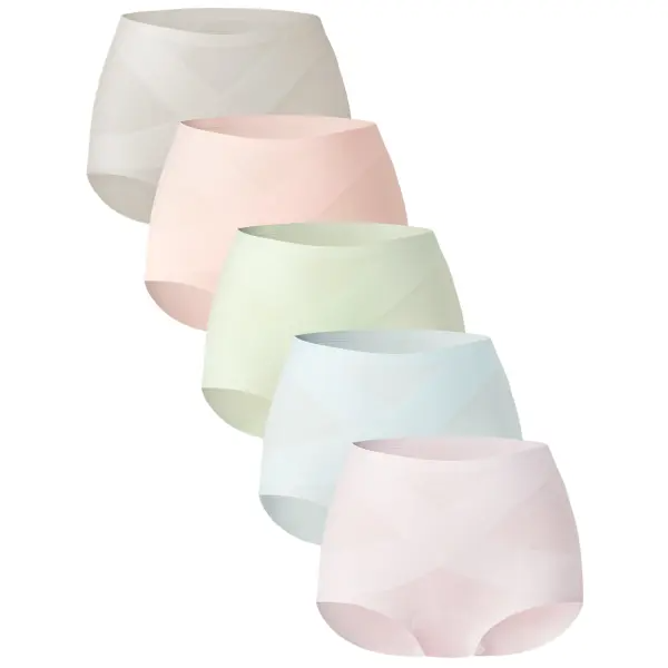 Women's Seamless High Waist Panties – 5-Pack, Buttery Soft Full Coverage Underwear (S-XL)