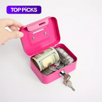 Mini Metal Piggy Bank with Key Lock
