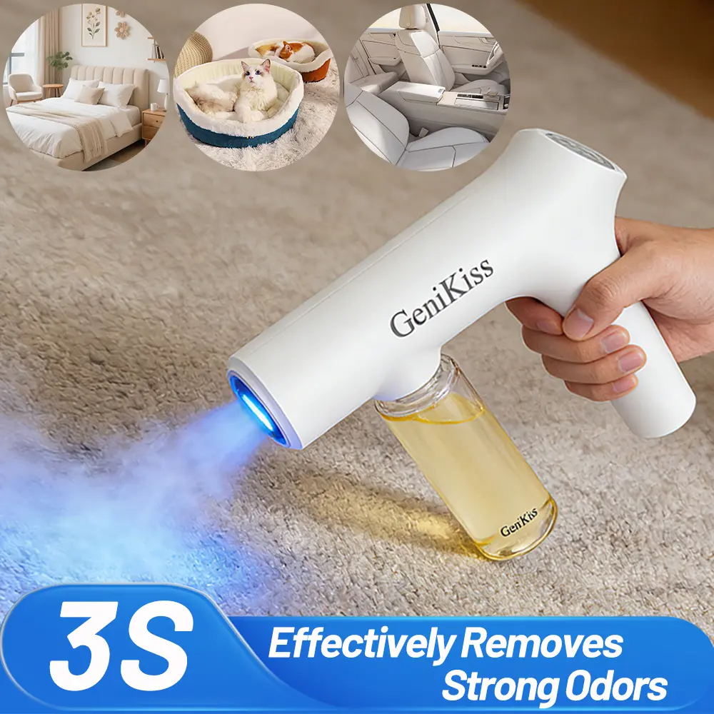GeniKiss Nano Probiotic Pet Deodorizer – Bio-Enzyme Odor Eliminator Spray for Home & Pets