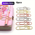 Cute Metal Pen Clips & Paper Clips