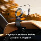 Magnetic Car Phone Mount – MagSafe Compatible | 20-Magnet 360° Holder for iPhone 17/16/15/14/13/12
