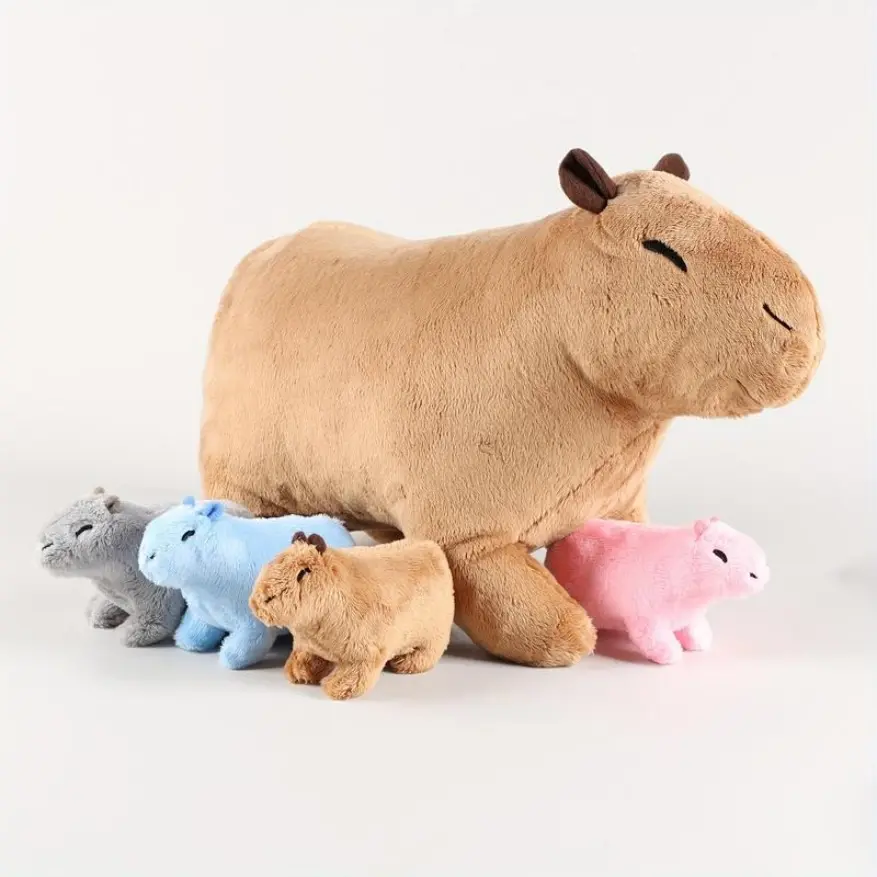 Cute Capybara Plush Toy Set