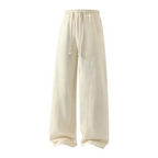Men's Fleece-Lined Warm Sweatpants | Drawstring design, loose fit—suitable for autumn and winter wear.
