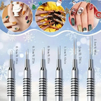 6-Piece Nail Art Striping Brush Set