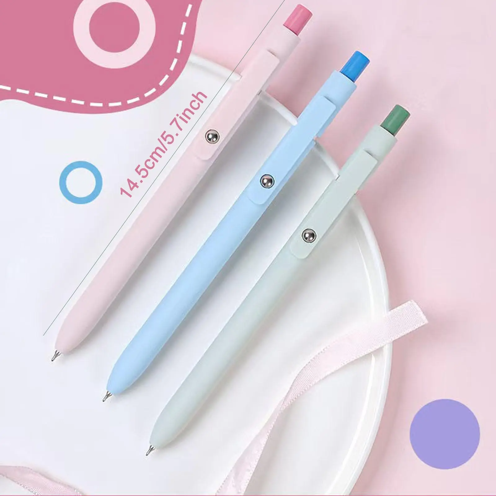 Aesthetic Retractable Gel Pens