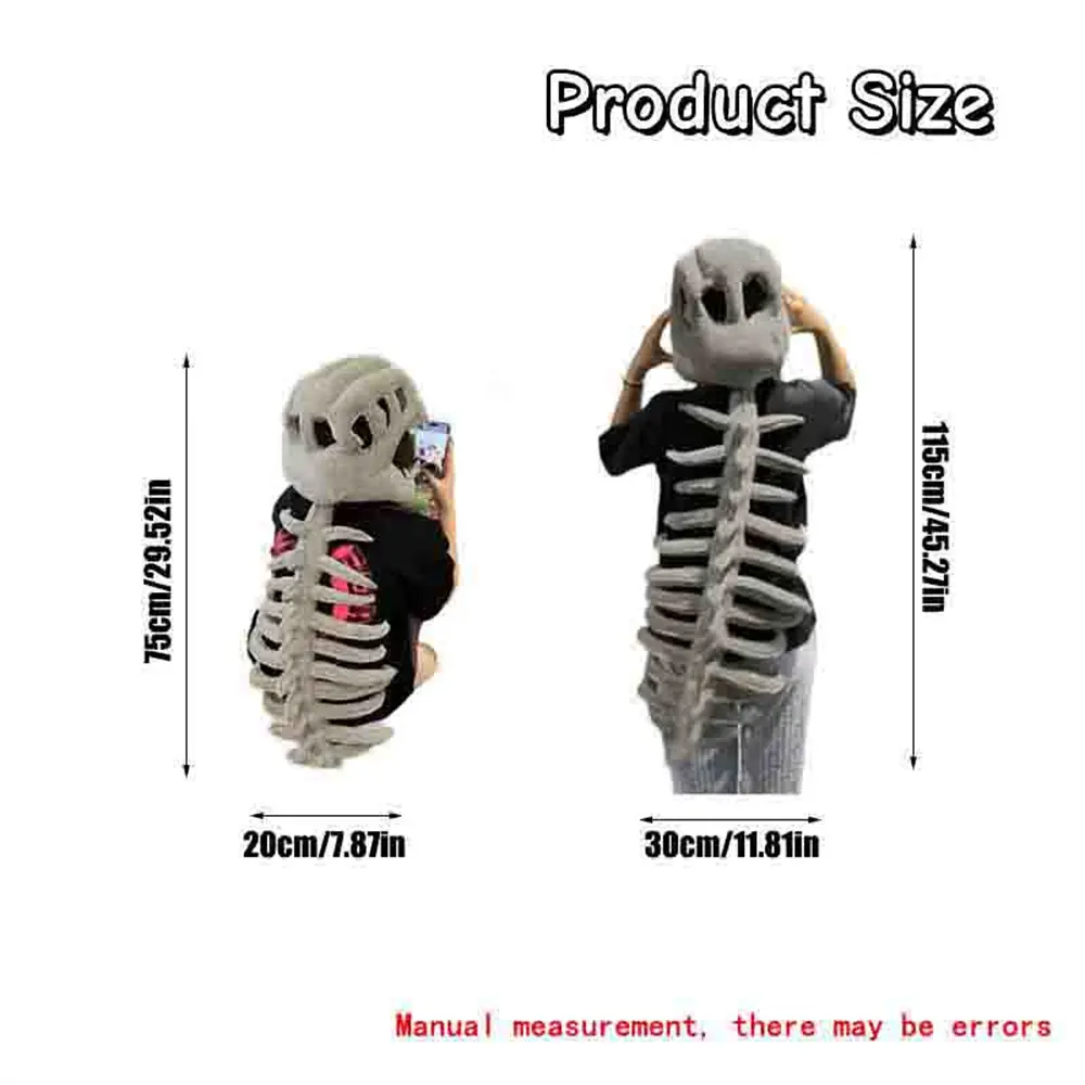 Dinosaur Skeleton Headgear Pillow