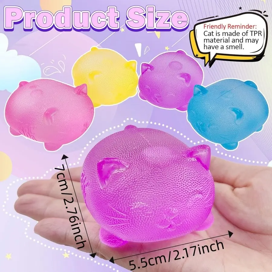 Cool Cat Sensory Squeeze Toy