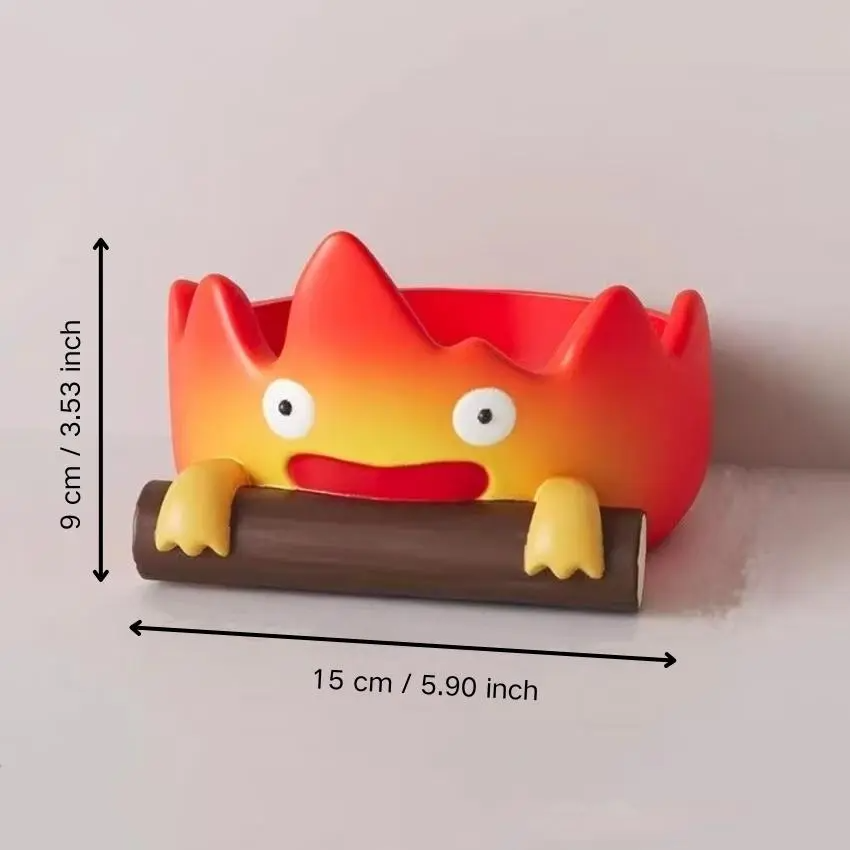 Cute Cartoon Flame Storage Tray
