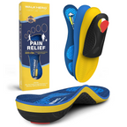 Walk Hero Heavy Duty Insoles – Pain Relief Arch Support for 220+ lbs, Unisex Shoe Inserts