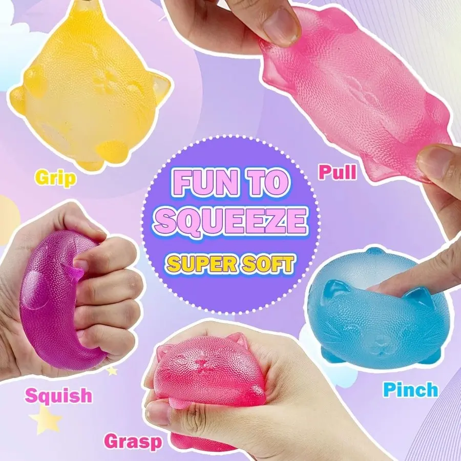 Cool Cat Sensory Squeeze Toy
