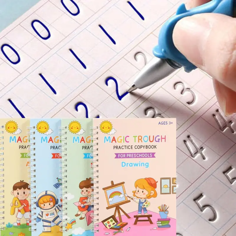 Reusable Grooved Handwriting Practice Books for kids