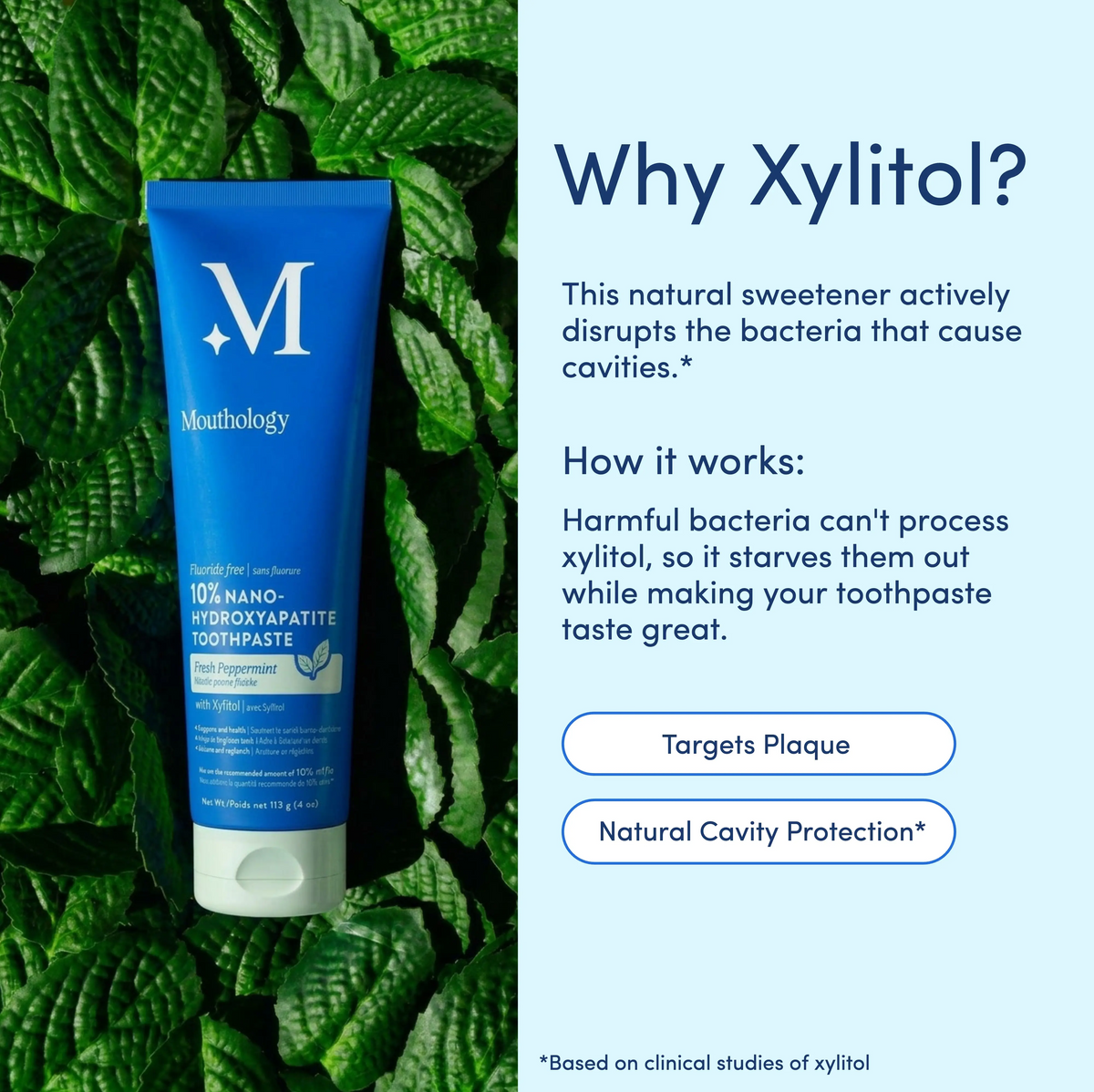Mouthology Nano-Hydroxyapatite Toothpaste – Fluoride-Free Fresh Mint