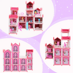 Princess Castle Dollhouse with Lights