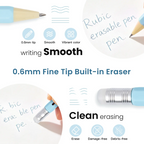 iiGEN 36-Color Erasable Gel Pen Set | 0.6mm Fine Tip, Ergonomic Hexagonal Grip
