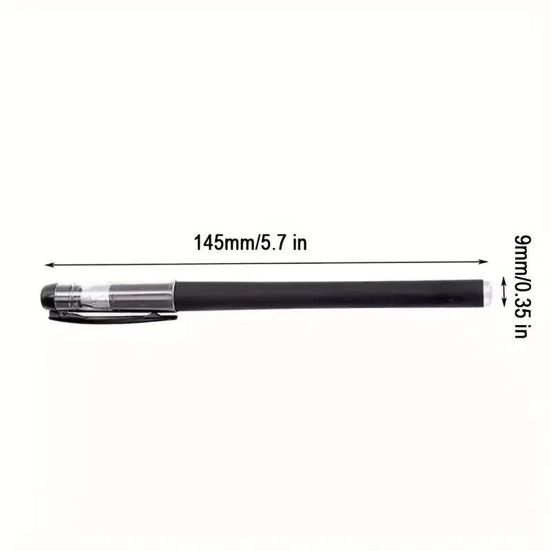 Black Ballpoint Pens 0.5mm – 20-Pack Smooth Writing Pens