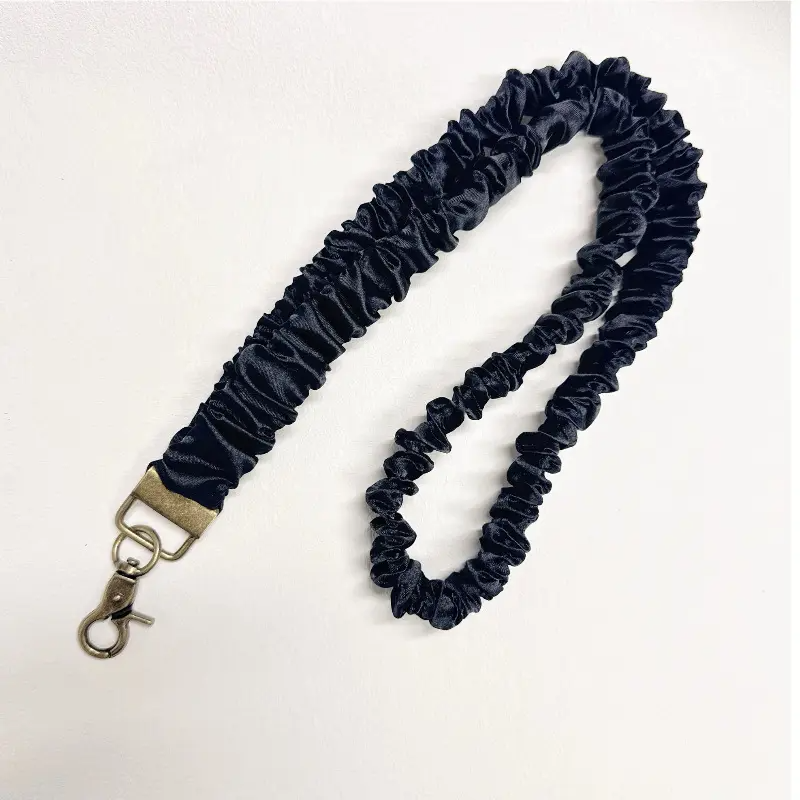 Stretchy Scrunchie Lanyard – Soft Elastic Neck Lanyard
