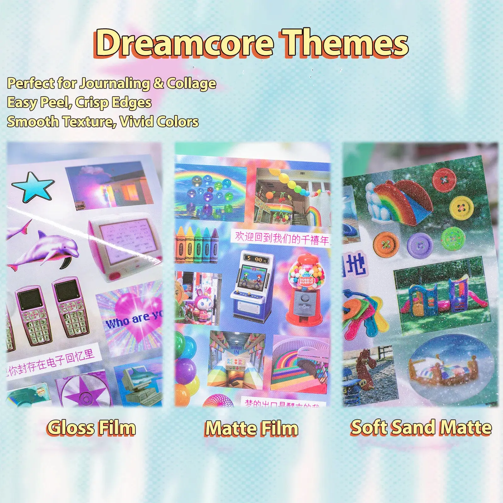 Aesthetic Dreamcore Sticker Book