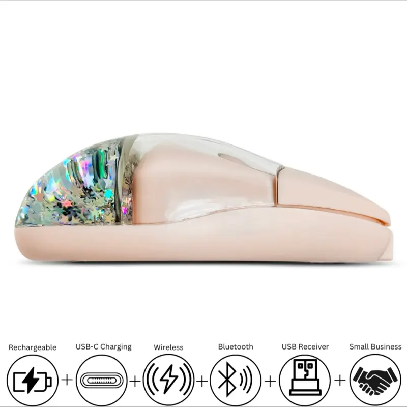 Liquid Glitter Wireless Mouse 1