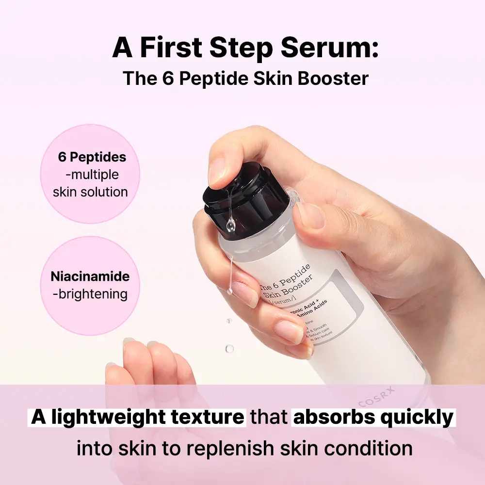 6 Peptide Serum + Snail Mucin Essence Skin Repair Duo