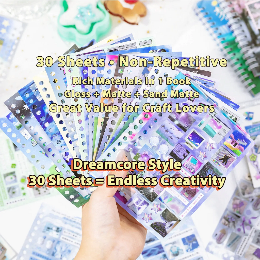 Aesthetic Dreamcore Sticker Book
