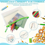 A4 Mesh Zipper File Pouches
