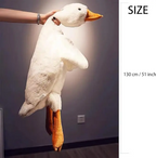 Giant White Goose Plush Pillow