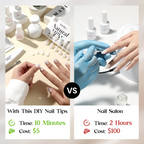 Cat Eye Press-On Nails – Gel-Painted French Tips, Full Cover Soft Gel Fake Nails for DIY Salon Manicure
