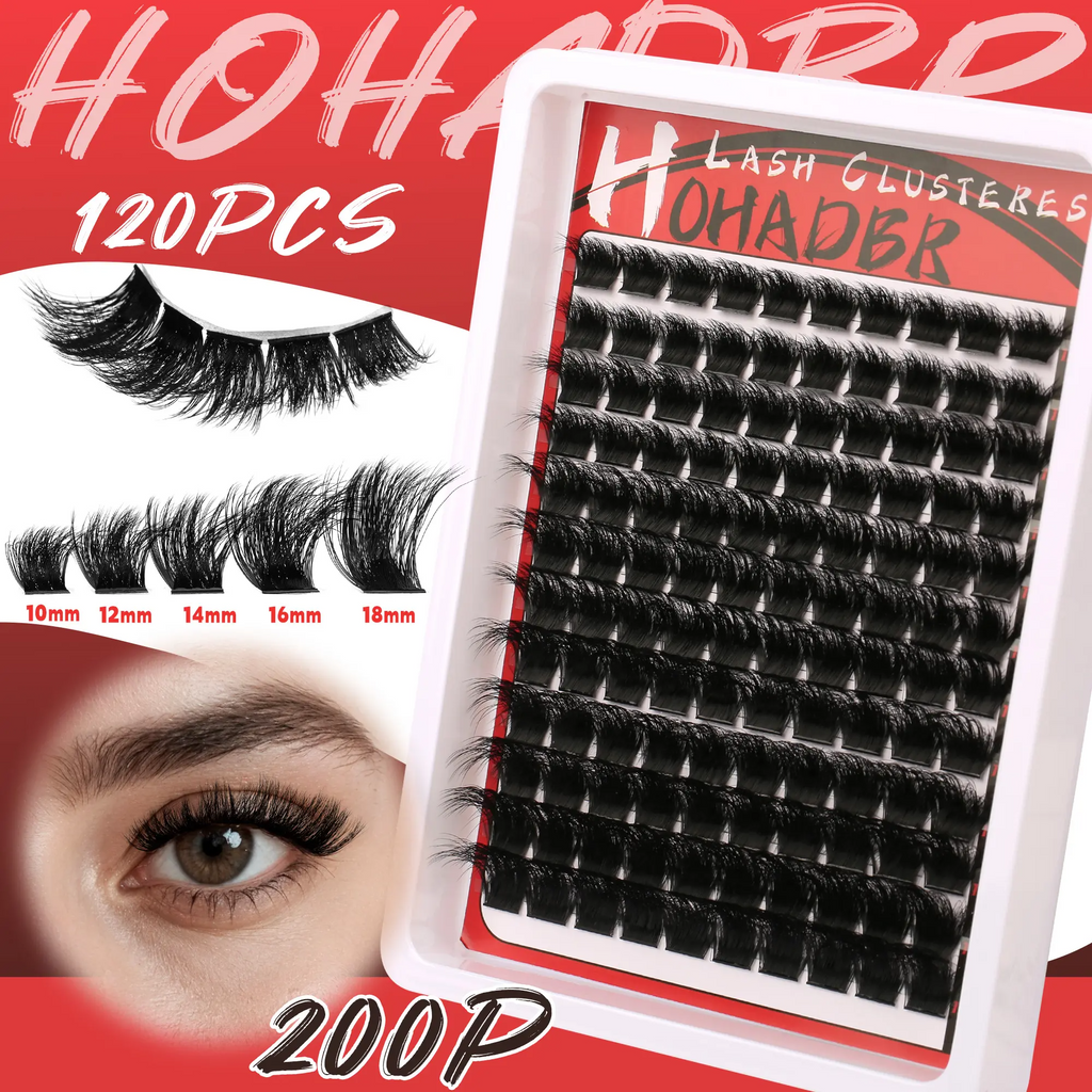 Flora Lash Extension Kit – Ultra-Dense Clusters, 3 Styles