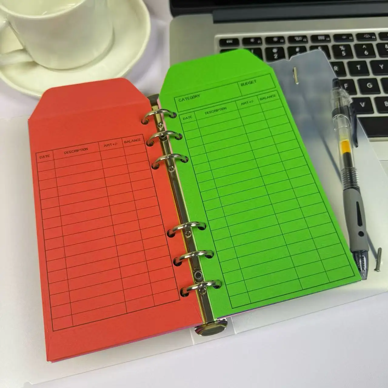 Budget Envelope Binder Set