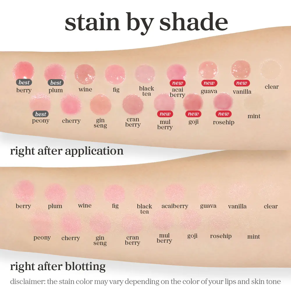 Apple Lip Oil & Lip Stain – 2-in-1 Glossy Tint | Long-Lasting, Hydrating | 16 Shades