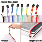 A4 Mesh Zipper File Pouches