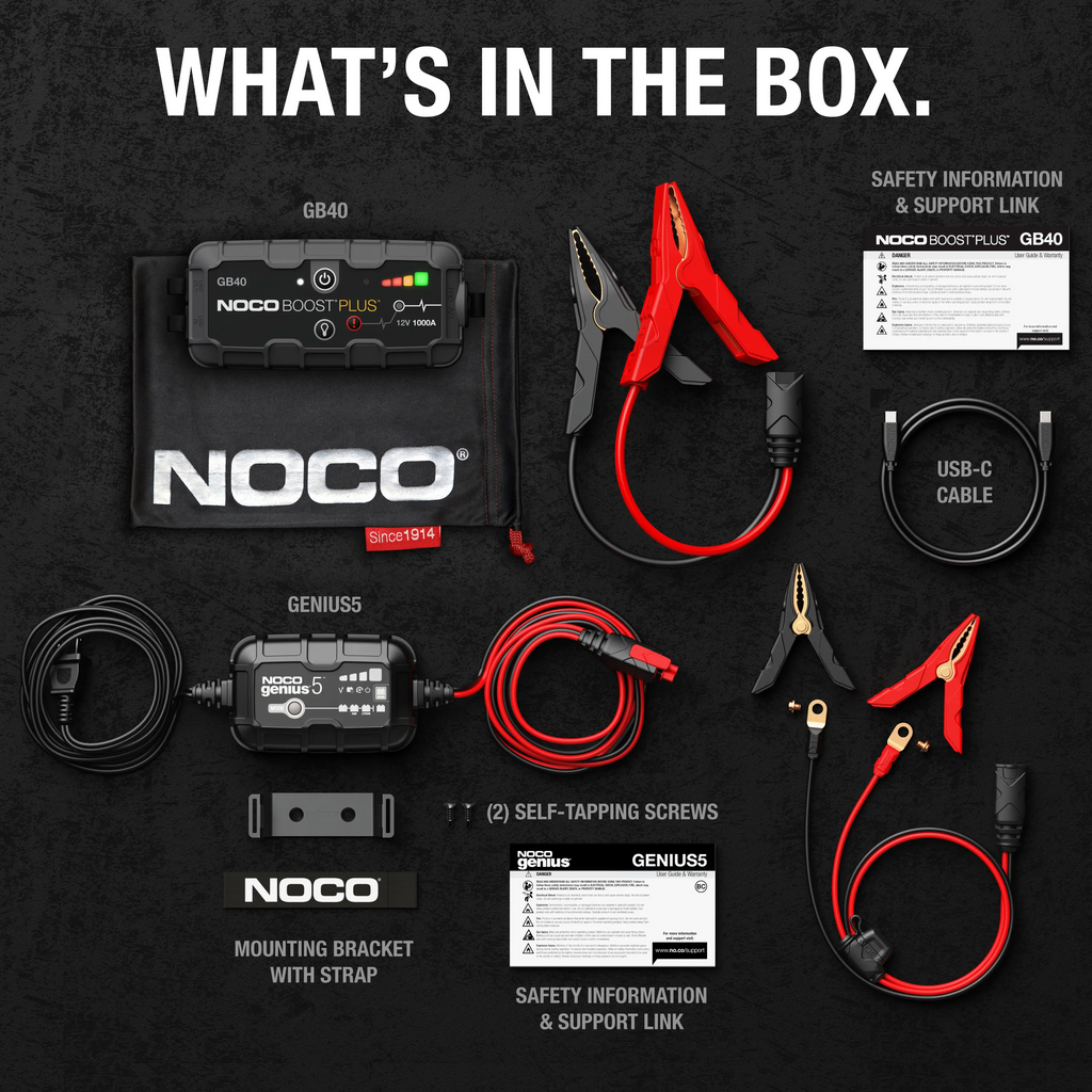 Jump Starter + GENIUS5 Smart Charger Bundle