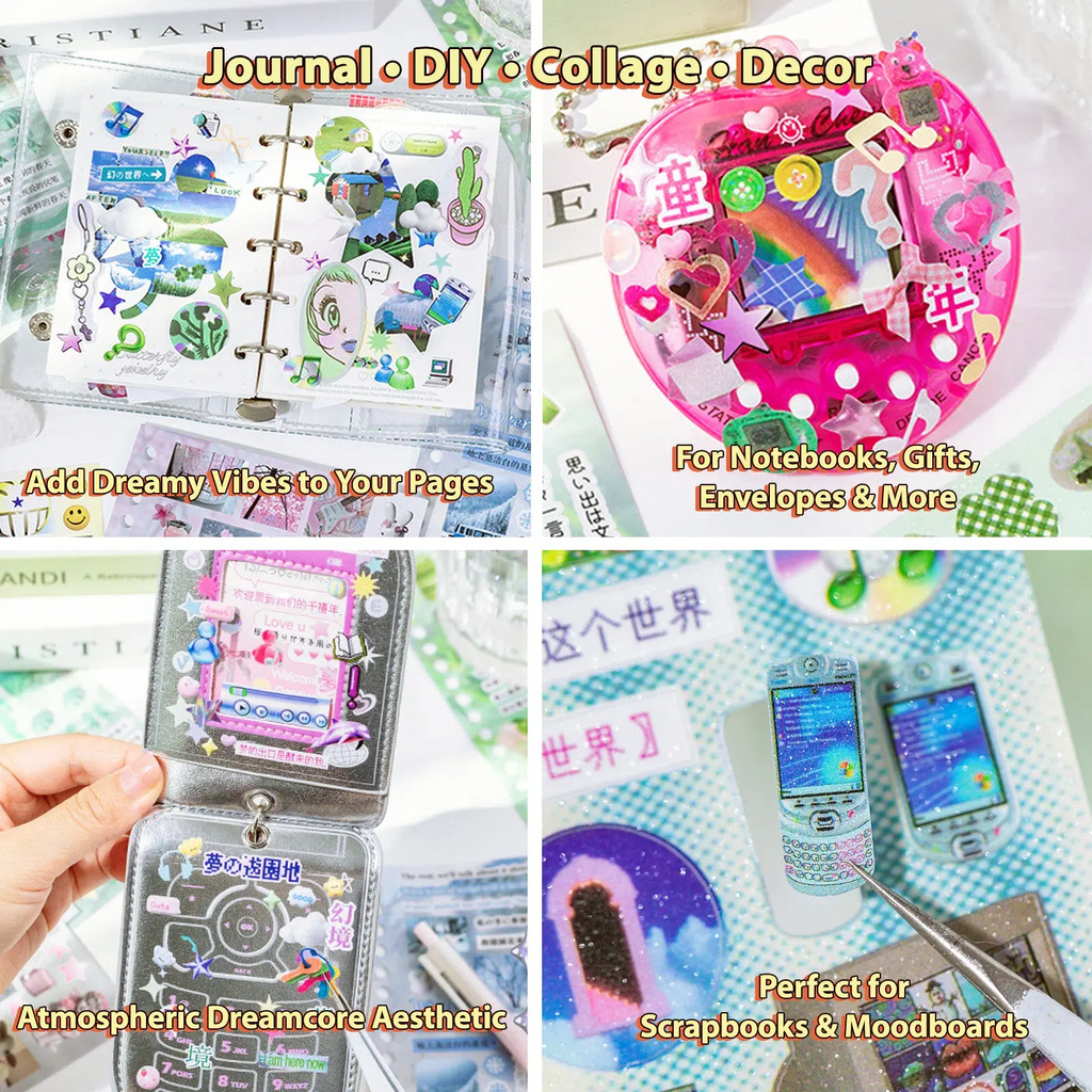 Aesthetic Dreamcore Sticker Book