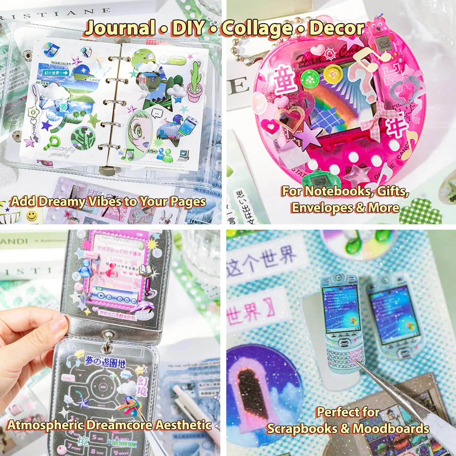 Aesthetic Dreamcore Sticker Book