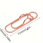 Cute Metal Pen Clips & Paper Clips