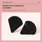 10-Pack Reusable Triangular Powder Puffs