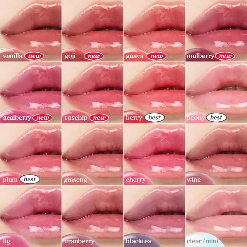 Apple Lip Oil & Lip Stain – 2-in-1 Glossy Tint | Long-Lasting, Hydrating | 16 Shades