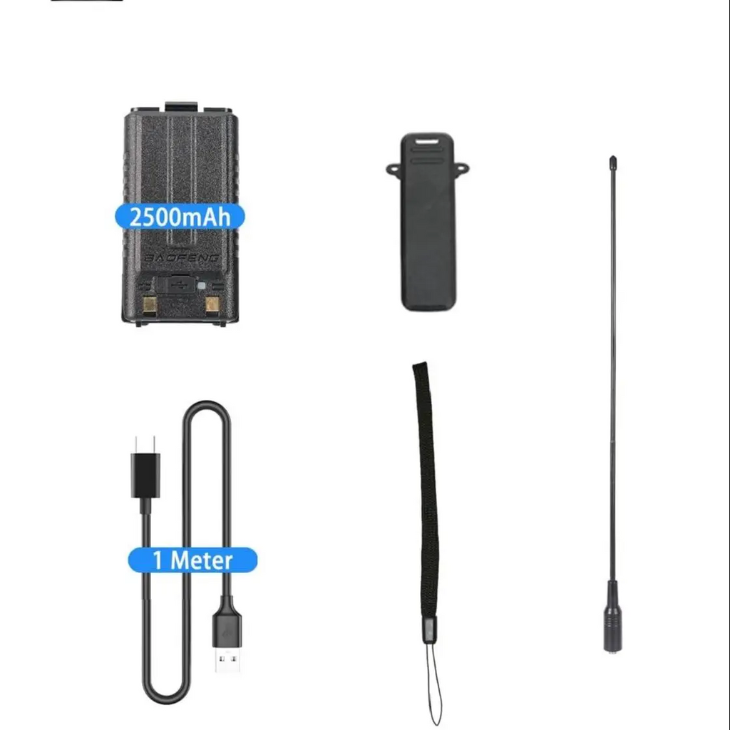 Long-Range Rechargeable Walkie Talkie