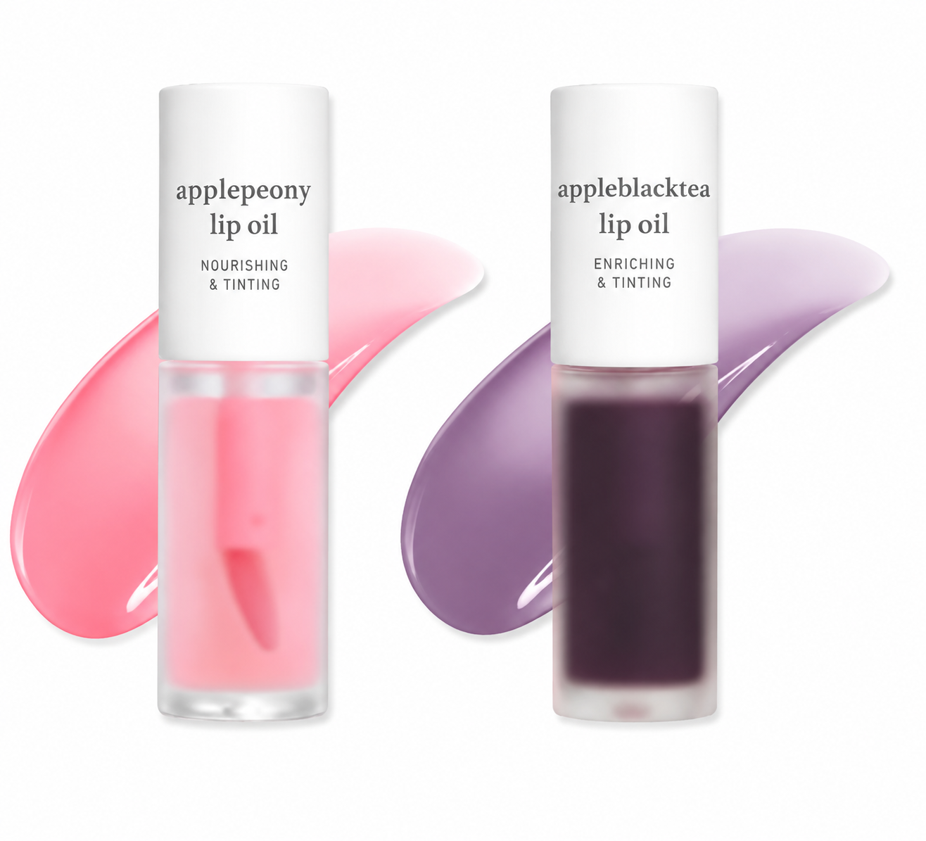 Apple Lip Oil & Lip Stain – 2-in-1 Glossy Tint | Long-Lasting, Hydrating | 16 Shades