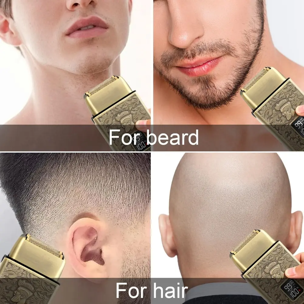 3-Speed Electric Head Shaver for Bald Men
