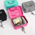 Mini Metal Piggy Bank with Key Lock