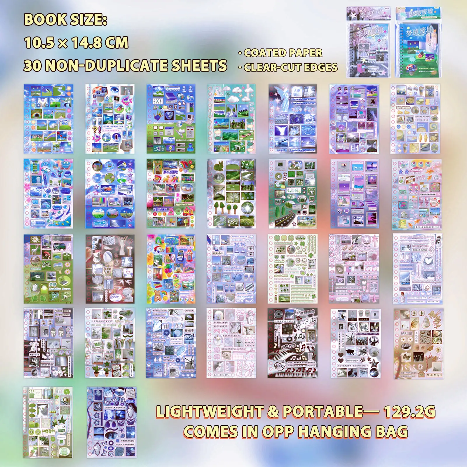 Aesthetic Dreamcore Sticker Book