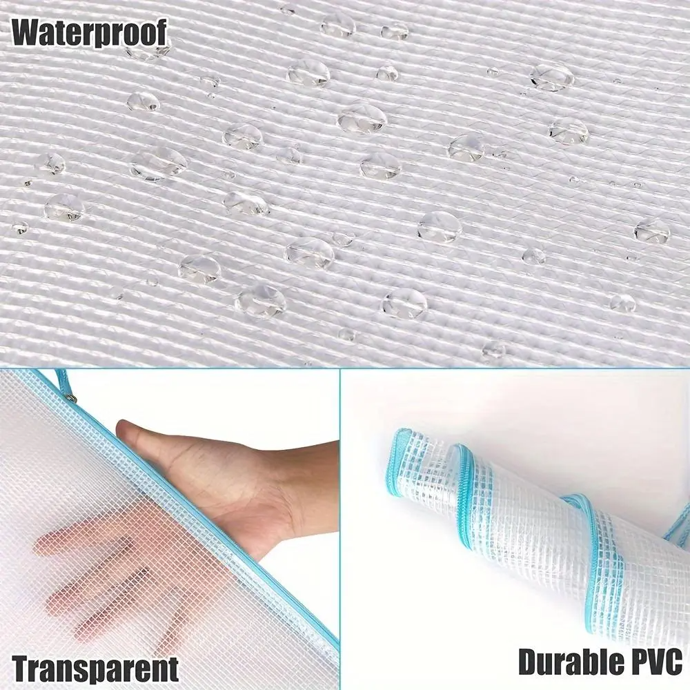 A4 Mesh Zipper File Pouches